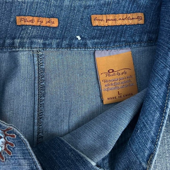 Vintage denim midi skirt - Picture 5 of 8